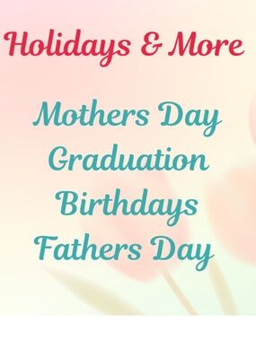 Fabulous Gifts for Holidays and Birthdays